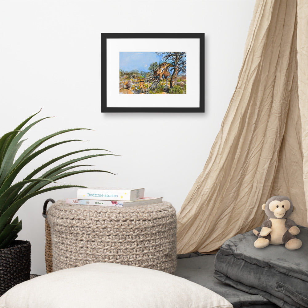 Family Nest - Matte Paper Framed Poster With Mat