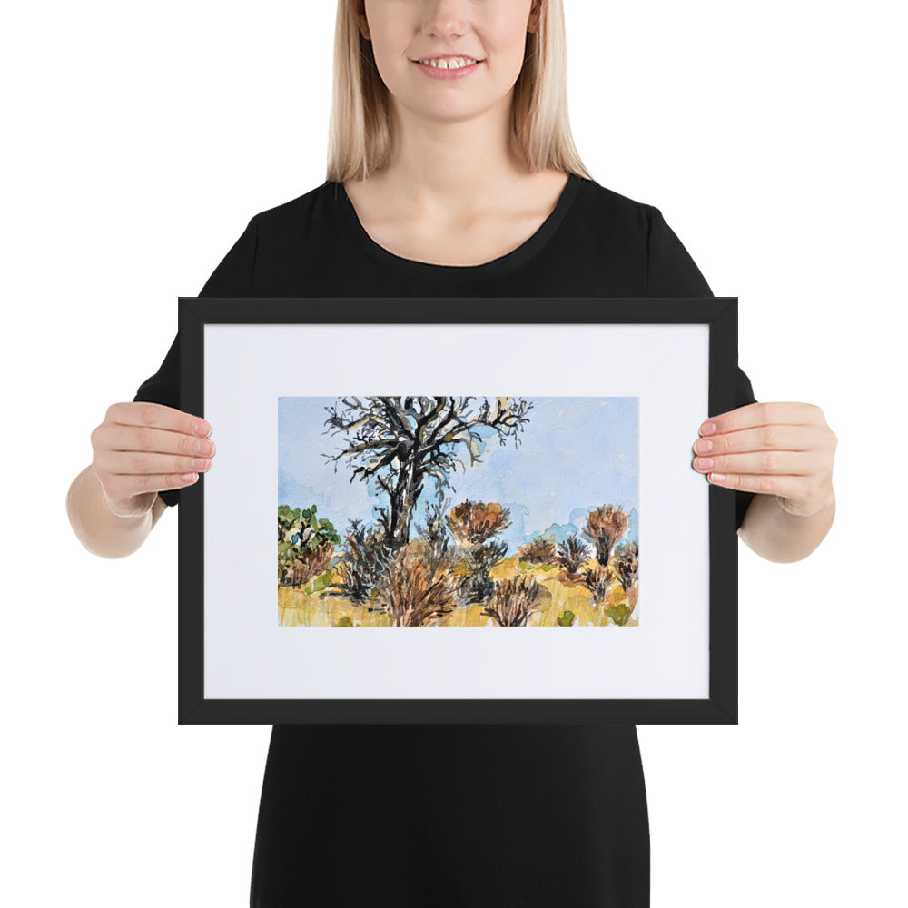 Autumn Choir - Matte Paper Framed Poster With Mat