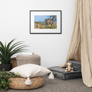 Family Nest - Matte Paper Framed Poster With Mat