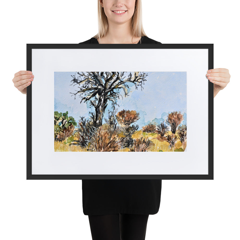 Autumn Choir - Matte Paper Framed Poster With Mat