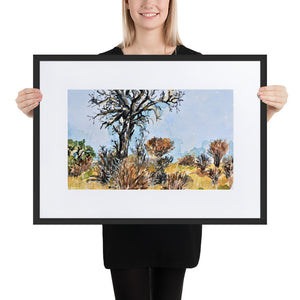 Autumn Choir - Matte Paper Framed Poster With Mat