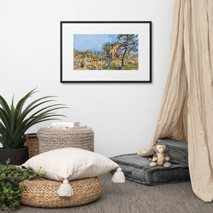 Family Nest - Matte Paper Framed Poster With Mat