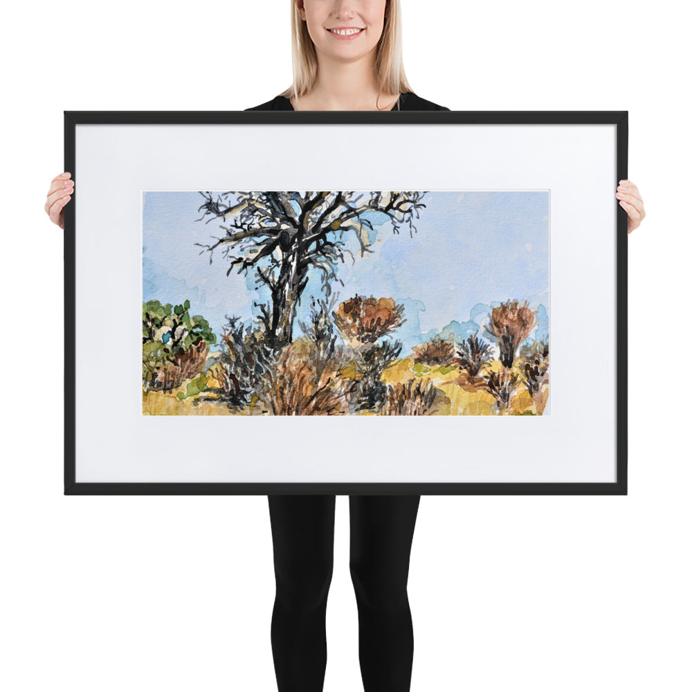 Autumn Choir - Matte Paper Framed Poster With Mat