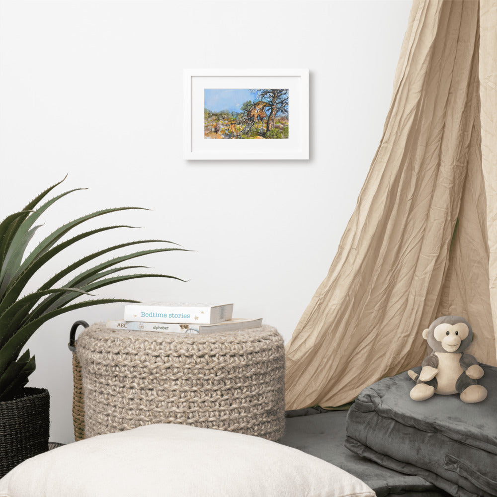 Family Nest - Matte Paper Framed Poster With Mat