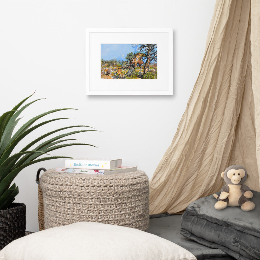 Family Nest - Matte Paper Framed Poster With Mat