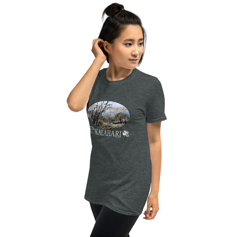 Misty Morning White Print - Short-Sleeve Unisex T-Shirt